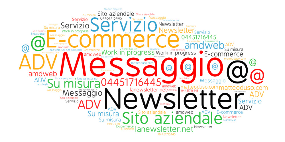 Il messaggio da mandare nelle mail