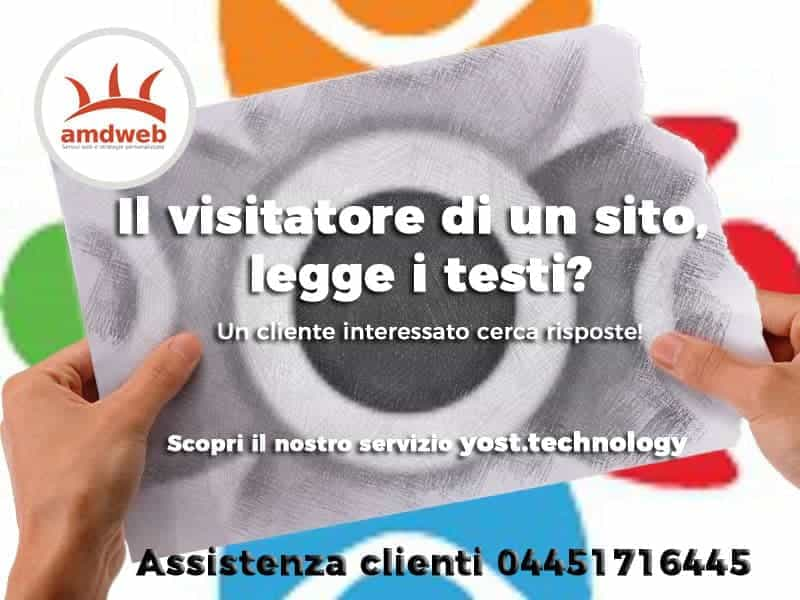 Il visitatore di un sito, legge i testi?