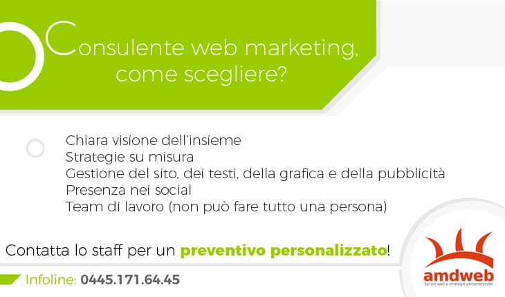 Consulente web marketing, come scegliere?