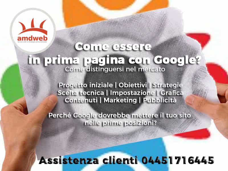 Come essere in prima pagina con Google?