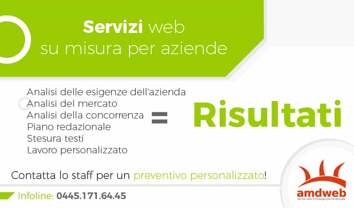 Considerazioni e spunti, prima di fare un sito | amdweb 04451716445