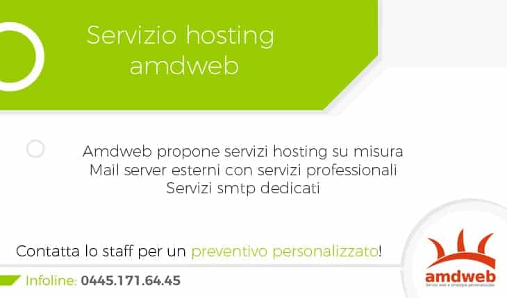 Servizio hosting amdweb