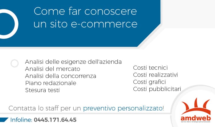 Come far conoscere un sito e-commerce?