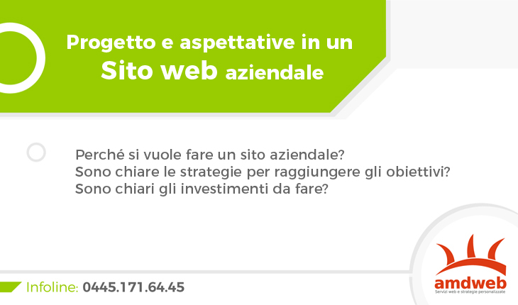 Progetto e aspettative sito web aziendale