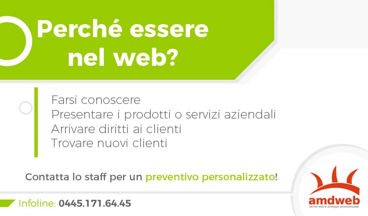 Perché essere nel web?