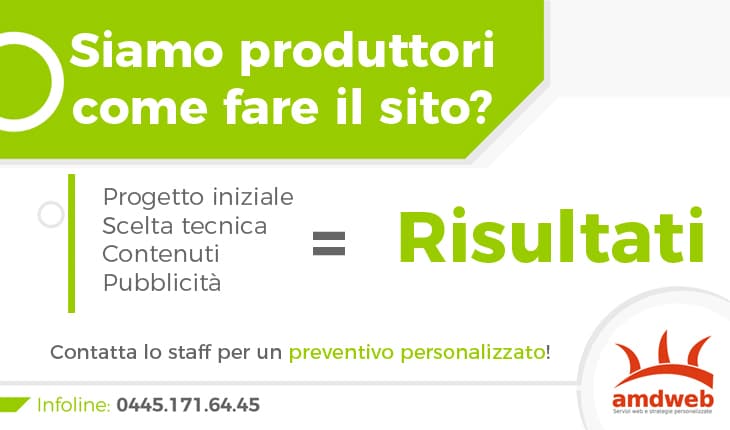 un produttore con il sito può avere controllo su chi compra e chi distribuisce