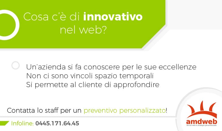 Cosa c'è di innovativo nel web?