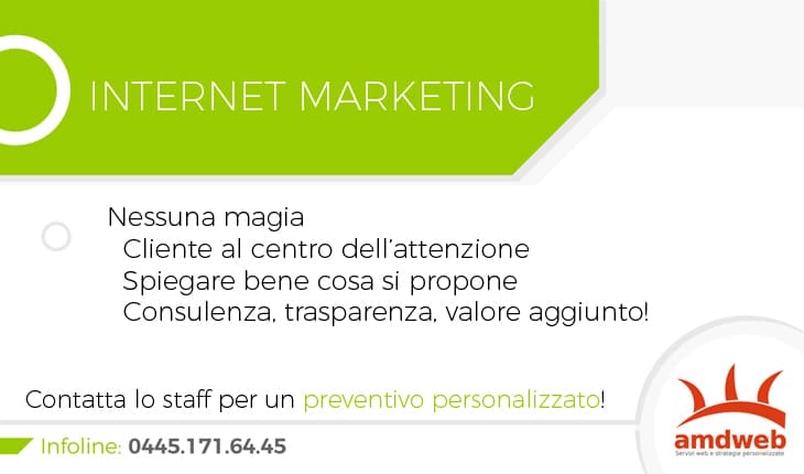 internet marketing, una strategia vista da molte angolazioni