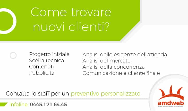 Come trovare nuovi clienti con internet? con un sito chiaro ed esaustivo