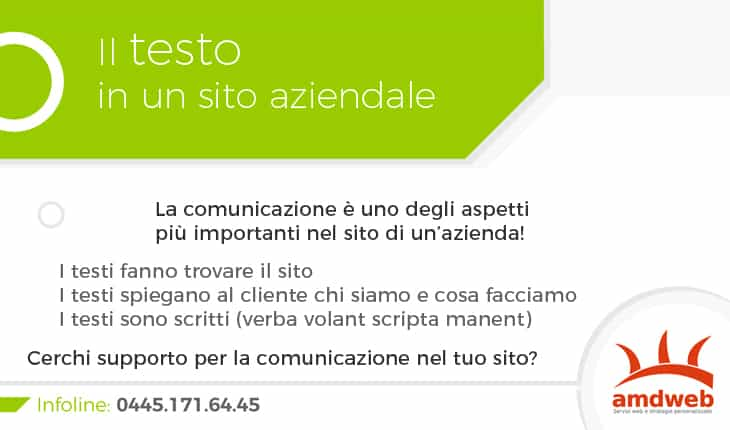 i testi sono nel web la nostra voce, il nostro confronto con il clienti