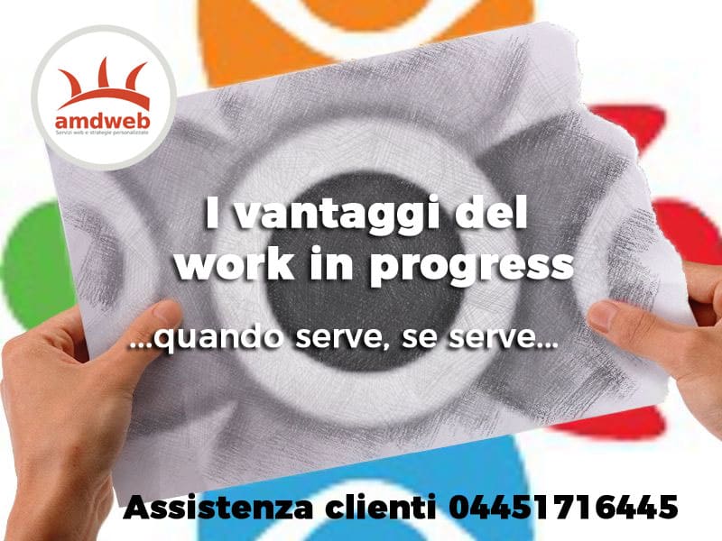 Cosa significa WORK IN PROGRESS in un sito?