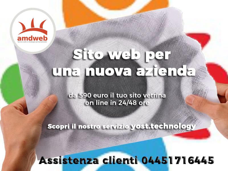 Sito web per una nuova azienda | 04451716445