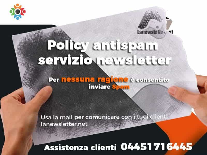 Policy antispam e servizio newsletter (lanewsletter.net)