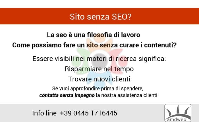 Sito senza seo? No, grazie!