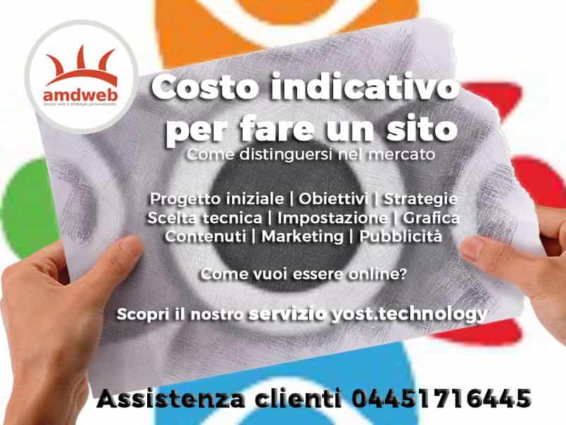 Costo indicativo di un sito